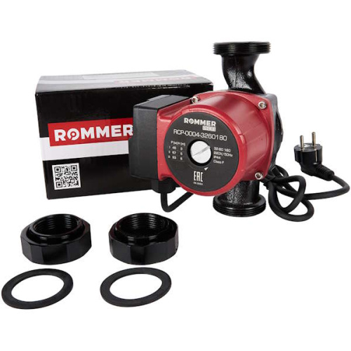циркуляционный насос rommer profi 32/60-180 фото 2