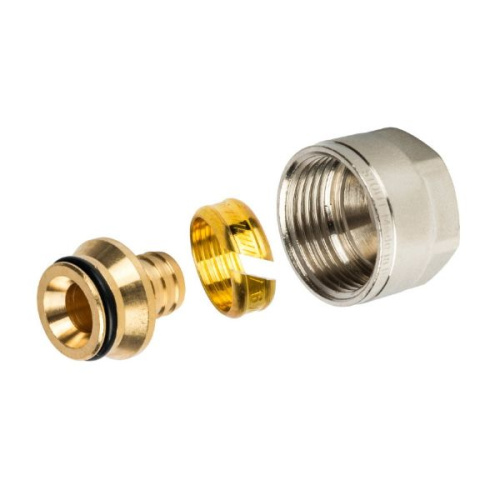 фитинг компрессионный stout для труб pex 16х2,0х3/4