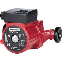 циркуляционный насос rommer profi 25/60-180