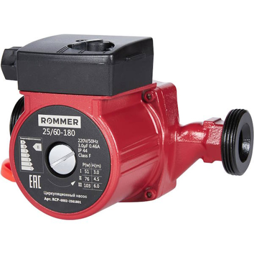 циркуляционные насос rommer 25/60-180