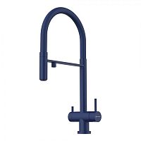  смеситель для кухни omoikiri kanto ib indigo blue