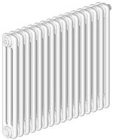 радиатор трубчатый irsap tesi 30565/16 секций t25 1/2" белый