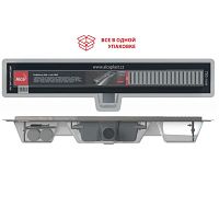 душевой лоток c решеткой alcaplast apz1smart-line-650