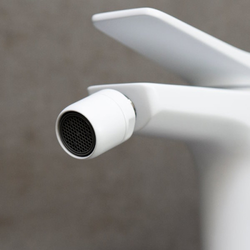 смеситель для биде lemark bronx lm3708mw белый матовый фото 5