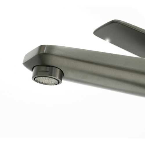 смеситель высокий для накладной раковины lemark bronx lm3709gm графит фото 2