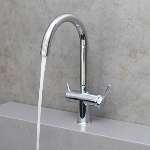 смеситель с подключением к фильтру lemark minima lm3861c хром фото 3