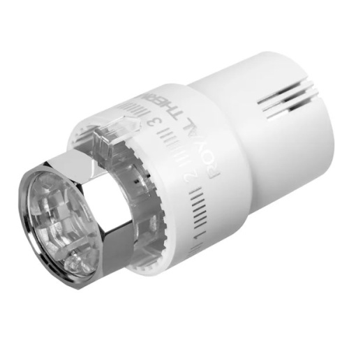 Термоголовка жидкостная Royal Thermo М30х1,5 (белый) фото 2 термоголовка жидкостная royal thermo м30х1,5 (белый) фото 2