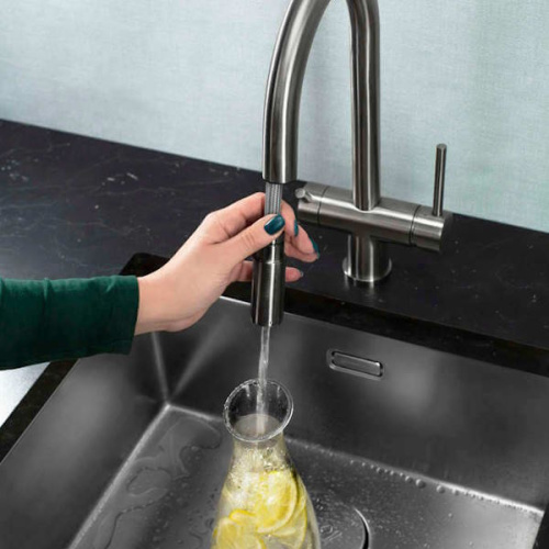  смеситель для кухни omoikiri akita-s sl sicilian lemon фото 2