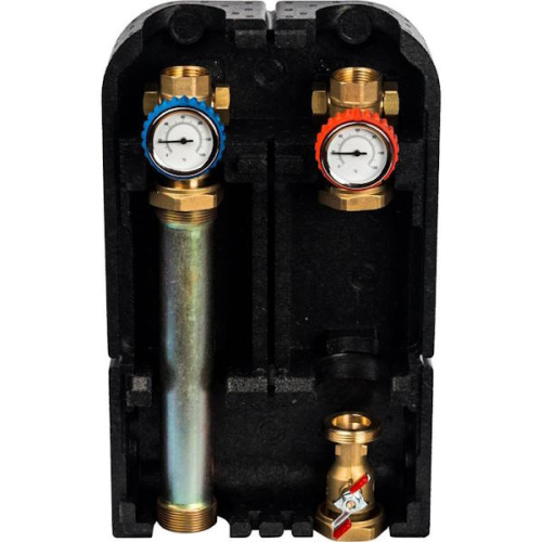 насосная группа stout с прямым контуром 1" без насоса в теплоизоляции