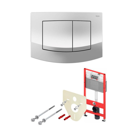 инсталляция tecebase 2.0 с кнопкой тесеambia хром глянцевый 9400405
