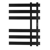 полотенцесушитель stout электрический neosoul quadro 70*50 черный матовый