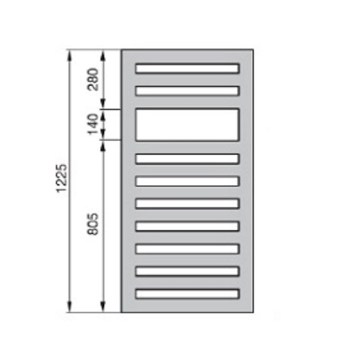 Электрический полотенцесушитель Zehnder Metropolitan Spa METE-120-050/GD Белый фото 2 электрический полотенцесушитель zehnder metropolitan spa mete-120-050/gd белый фото 2