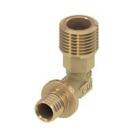 tece уголок соединительный с ниппелем 16 х 1/2'' латунь