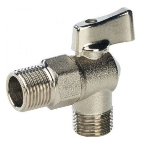 Кран шаровой STOUT угловой для стиральных машин 1/2" кран шаровой stout угловой для стиральных машин 1/2"