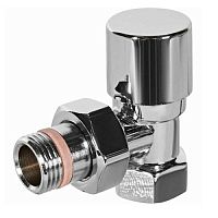клапан запорно-балансировочный stout design хром, угловой 1/2