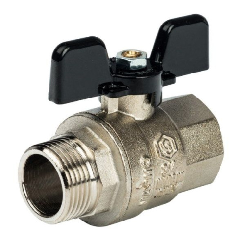 Кран шаровой полнопроходной STOUT ВР/НР бабочка 1 1/4" кран шаровой полнопроходной stout вр/нр бабочка 1 1/4"