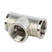 тройник вв никелированный 1/2" stout
