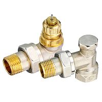 набор термостатический для радиатора угловой royal thermo 3/4" click