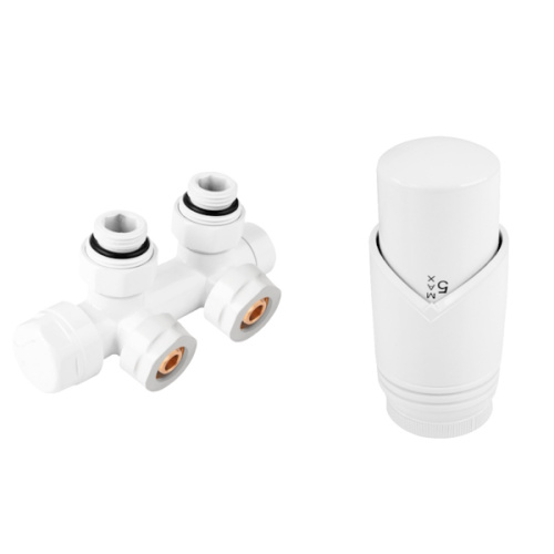 Комплект термостатический интегрированный угловой 1/2" белый в блистере VIVALDO комплект термостатический интегрированный угловой 1/2" белый в блистере vivaldo