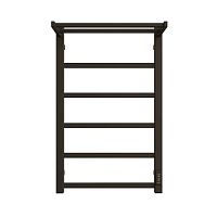 полотенцесушитель stout электрический jazz quadro 80*50 черный матовый с полкой