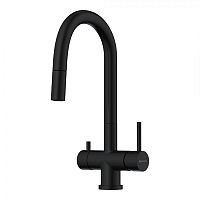  смеситель для кухни omoikiri akita-s gb графит