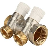 коллектор распределительный stout 1" 2 отвода 3/4"ек