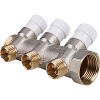 коллектор распределительный stout 1" 3 отвода 1/2"