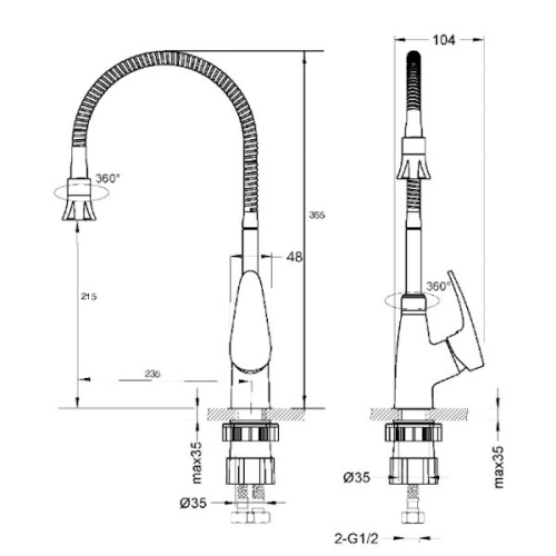 Смеситель для кухни Lemark LINARA LM0413C хром фото 2 смеситель для кухни lemark linara lm0413c хром фото 2