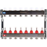 коллектор rommer с расходомерами 8 выходов