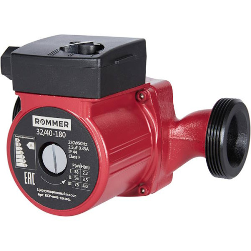 Циркуляционные насос Rommer 32/40-180 циркуляционные насос rommer 32/40-180