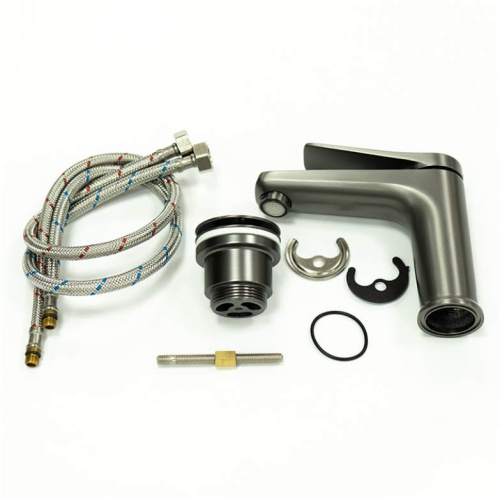 смеситель для раковины lemark bronx lm3706gm графит фото 6