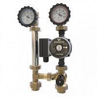 насосная группа прокситерм mk dn25 pro с 3-хходовым клапаном