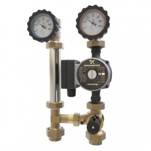 насосная группа прокситерм mk dn25 pro с 3-хходовым клапаном