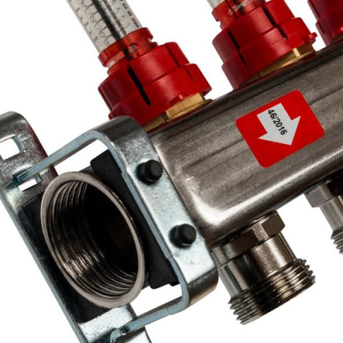 коллектор stout нержавейка в сборе с расходомерами 8 выходов фото 3