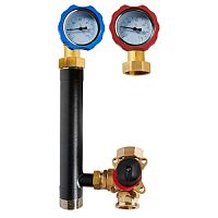 насосная группа rommer с 3-х ходовым приводным смесителем 1 без насоса