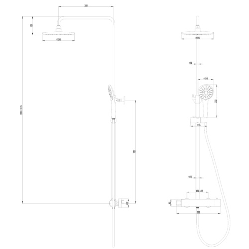 душевая система lemark bronx lm3770gm графит фото 2