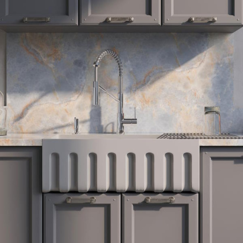  смеситель для кухни omoikiri mikawa 2 plus-sb c хром фото 2